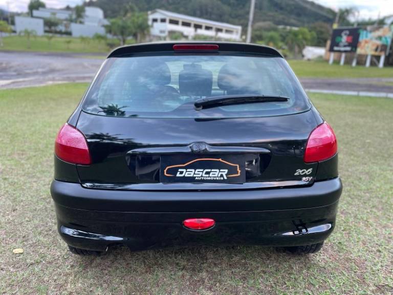 PEUGEOT - 206 - 2002/2002 - Preta - R$ 17.900,00