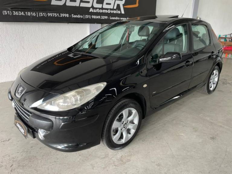 PEUGEOT - 307 - 2008/2009 - Preta - R$ 27.900,00