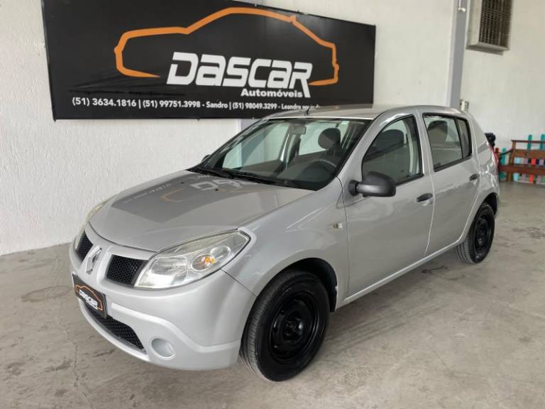 RENAULT - SANDERO - 2009/2010 - Prata - R$ 28.900,00