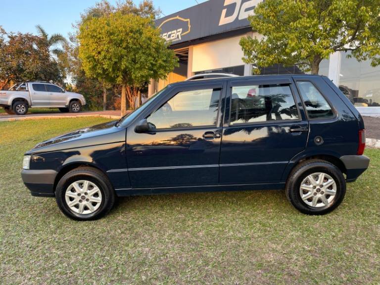 FIAT - UNO - 2009/2010 - Azul - R$ 25.900,00