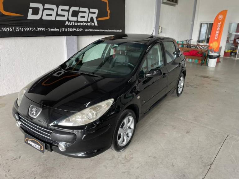 PEUGEOT - 307 - 2008/2009 - Preta - R$ 27.900,00