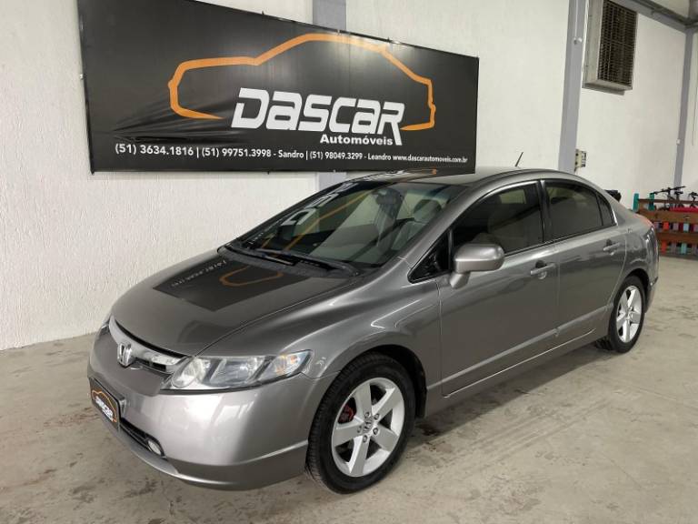 HONDA - CIVIC - 2008/2008 - Cinza - R$ 49.900,00