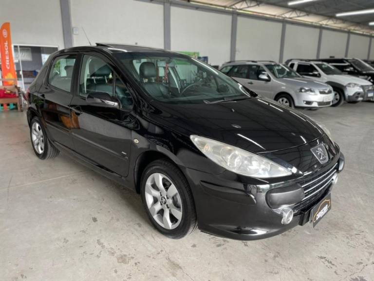 PEUGEOT - 307 - 2008/2009 - Preta - R$ 27.900,00